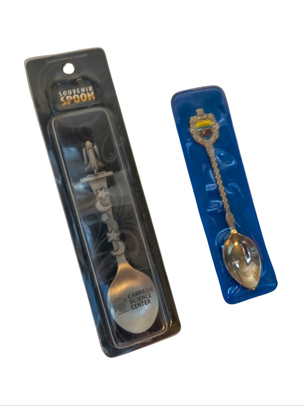 Souvenir Decorative Silver-Tone Collectible Tea Spoons